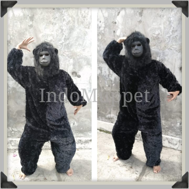 Kostum Gorilla Monyet Kostum Karnaval Anak Dewasa Baju Badut Ngamen Custom Gorilla Monyet