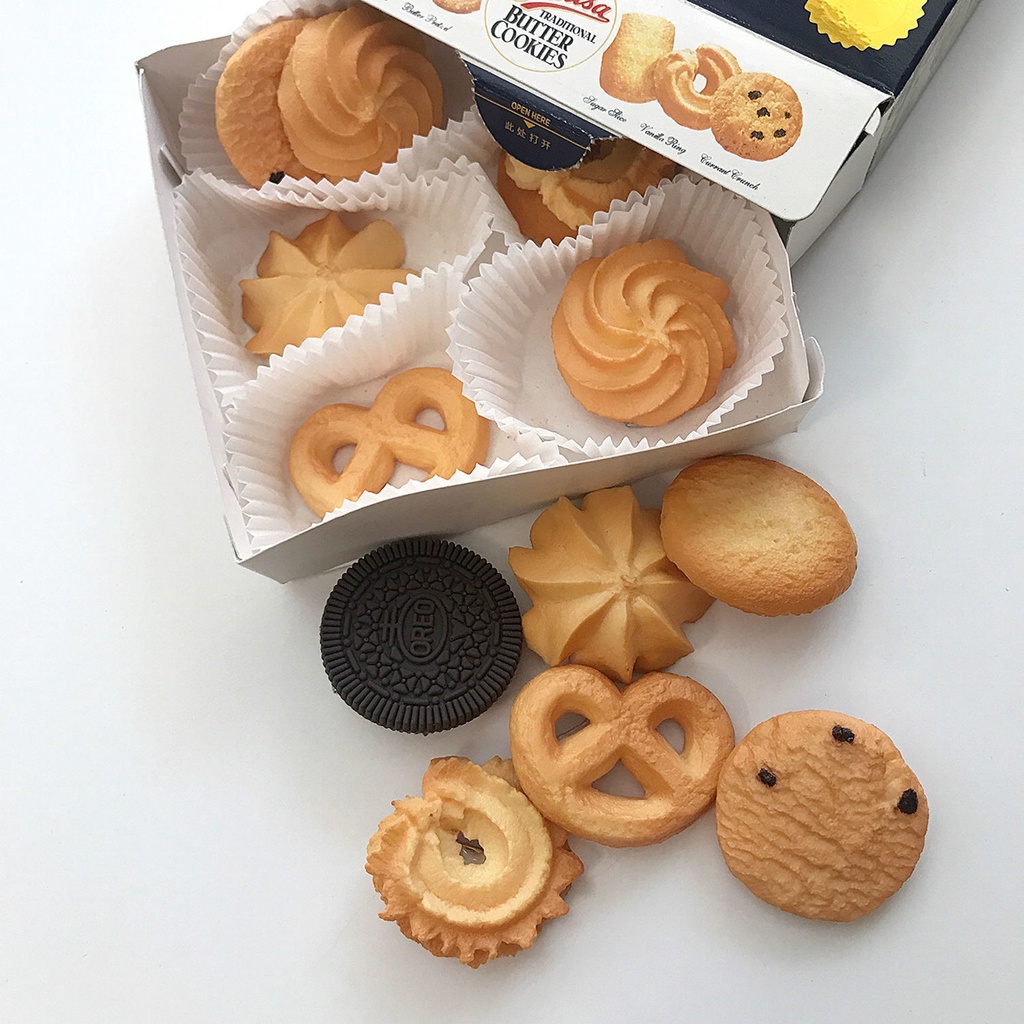 Cute Women Hair Accessories Plastic Cookies Hair Clip