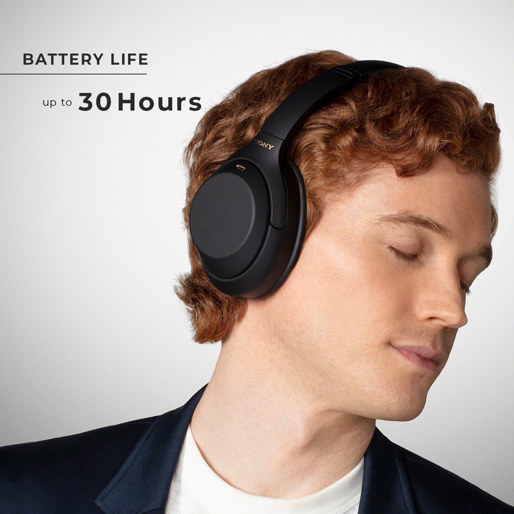 Sony WH-1000XM4 Wireless Headphone Premium Noise Cancelling Battery up to 30h With Microphone - Black