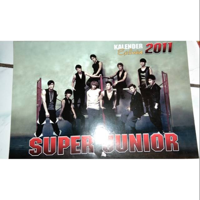 Perloved Kalender Dinding tahun 2011 SUPER JUNIOR Exclusive