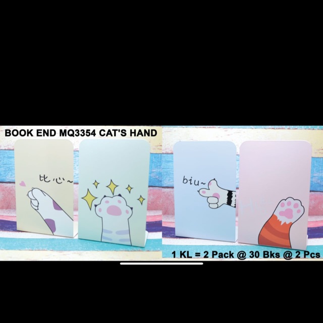 

book end karakter vintage Standard buku besi terbaru corak juni 2020