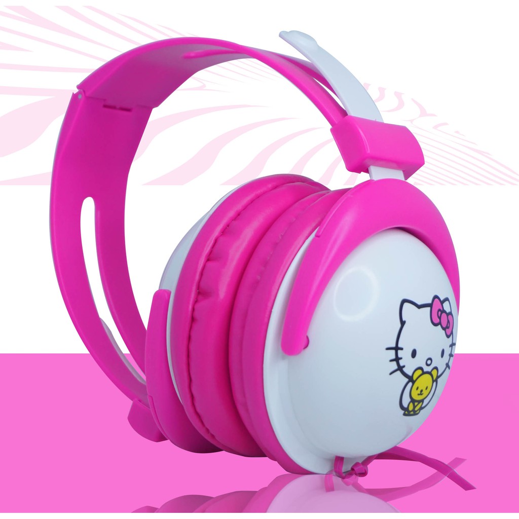 Headset / Headphone Kabel Foldable Over Head Motif Cartoon Anak - Anak Lucu - HF 301