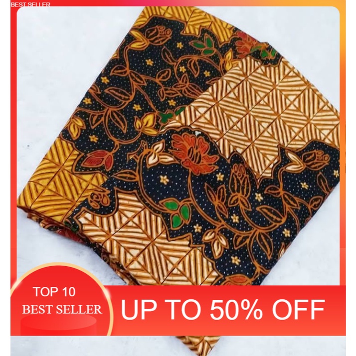 Kain Batik Pekalongan H. Santosa Asli Samping Kebat Tapih Jarik Jarit Panjang Printing Cap Cent Batu