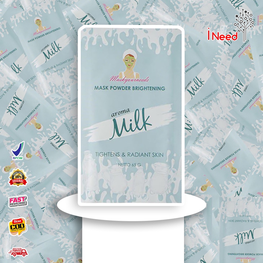 (INEED) MASKER Maskyourneeds MILK BPOM 65G