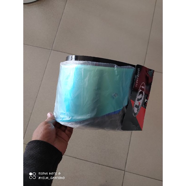 VISOR IRIDIUM SKY BLUE KYT TT COURSE ORIGINAL KYT HELMET