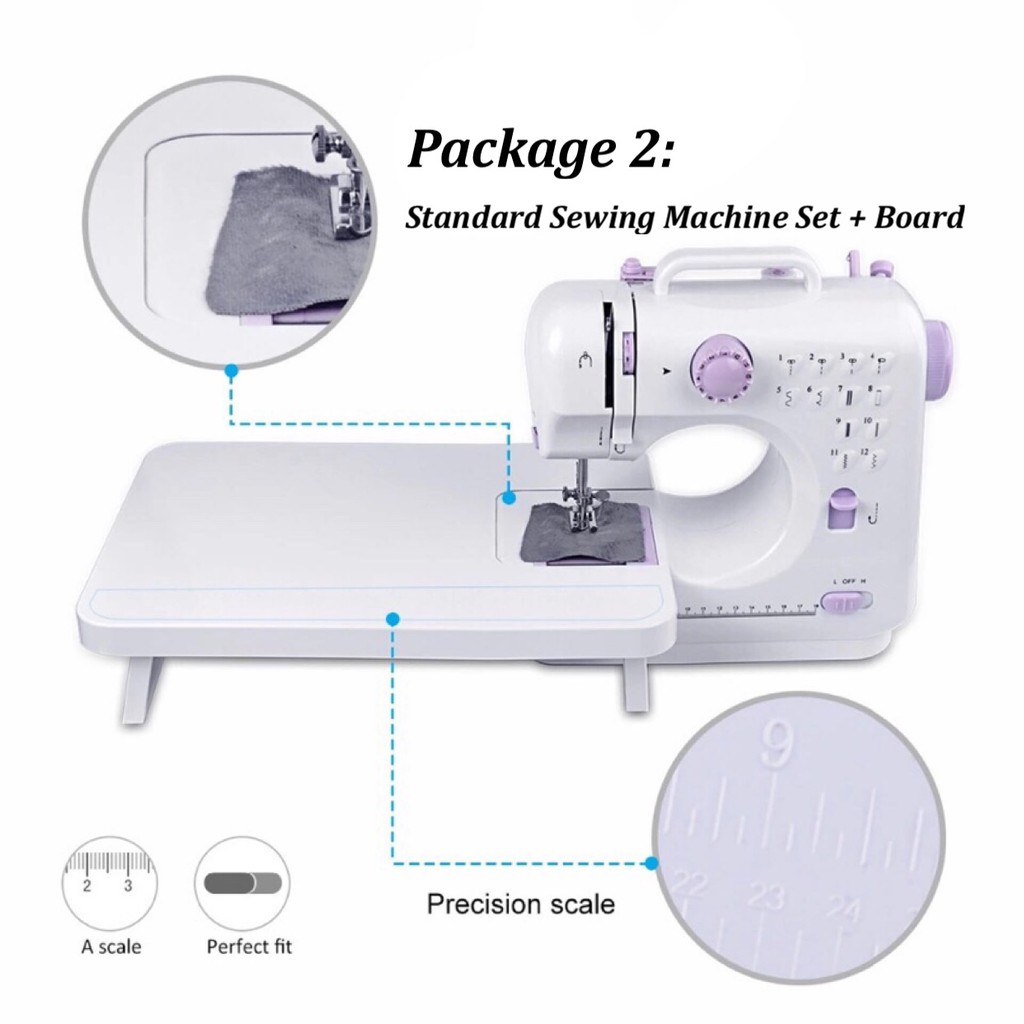 Portable Mini Sewing Machine Mesin Jahit Mini Portabel Sewing Machine FHSM 505A Pro Upgraded 12 Sewing