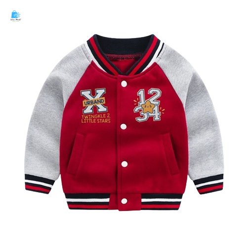 Jaket Varsity Anak Merah Putih 1-10 Tahun