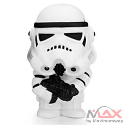 pajangan Boneka Goyang Mobil Action Figure Stormtrooper Star Wars Series Dart Vader mainan Warna Putih