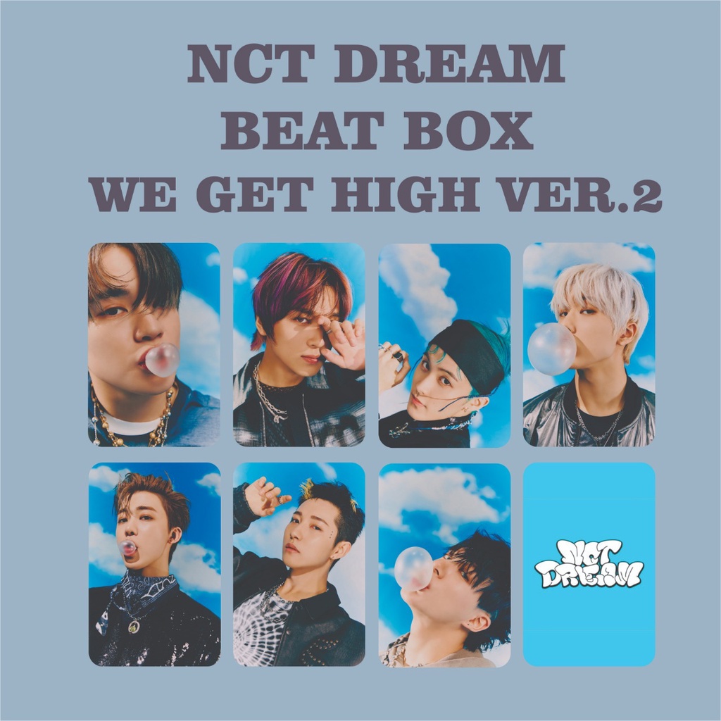 PHOTOCARD NCT DREAM BEAT BOX WE GET HIGH