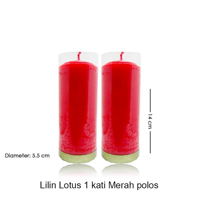 Lilin sembahyang 1 kati lotus