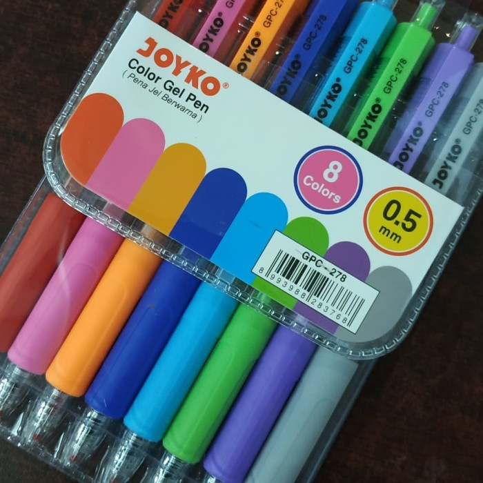 

Cantik Pulpen Gel Warna( Isi 8)Sarasa Joyko Gpc278 Diskon