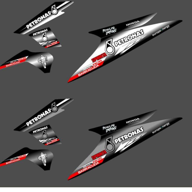 [KODE PRODUK TIJUO9055] READY STOK bisa cod striping variasi sticker lis beat karbu beat lama beat 2