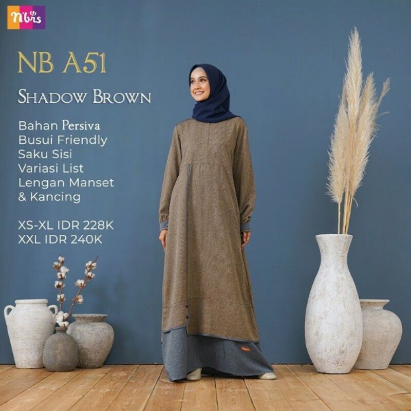 Sarimbit Nibras | Gamis Nibras NB A51