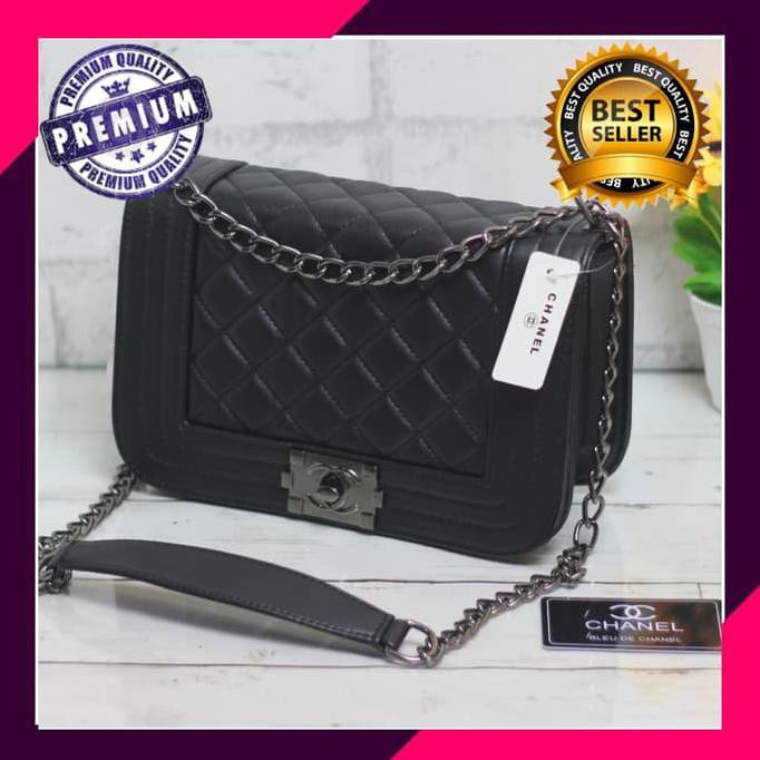 Tas Wanita Chanel Boy Mini Branded Import Murah Selempang