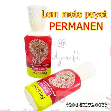 

Model Terkini HR6BP Lem mote payet permanen Fabric glue utk resin mutiara dll 50 Best