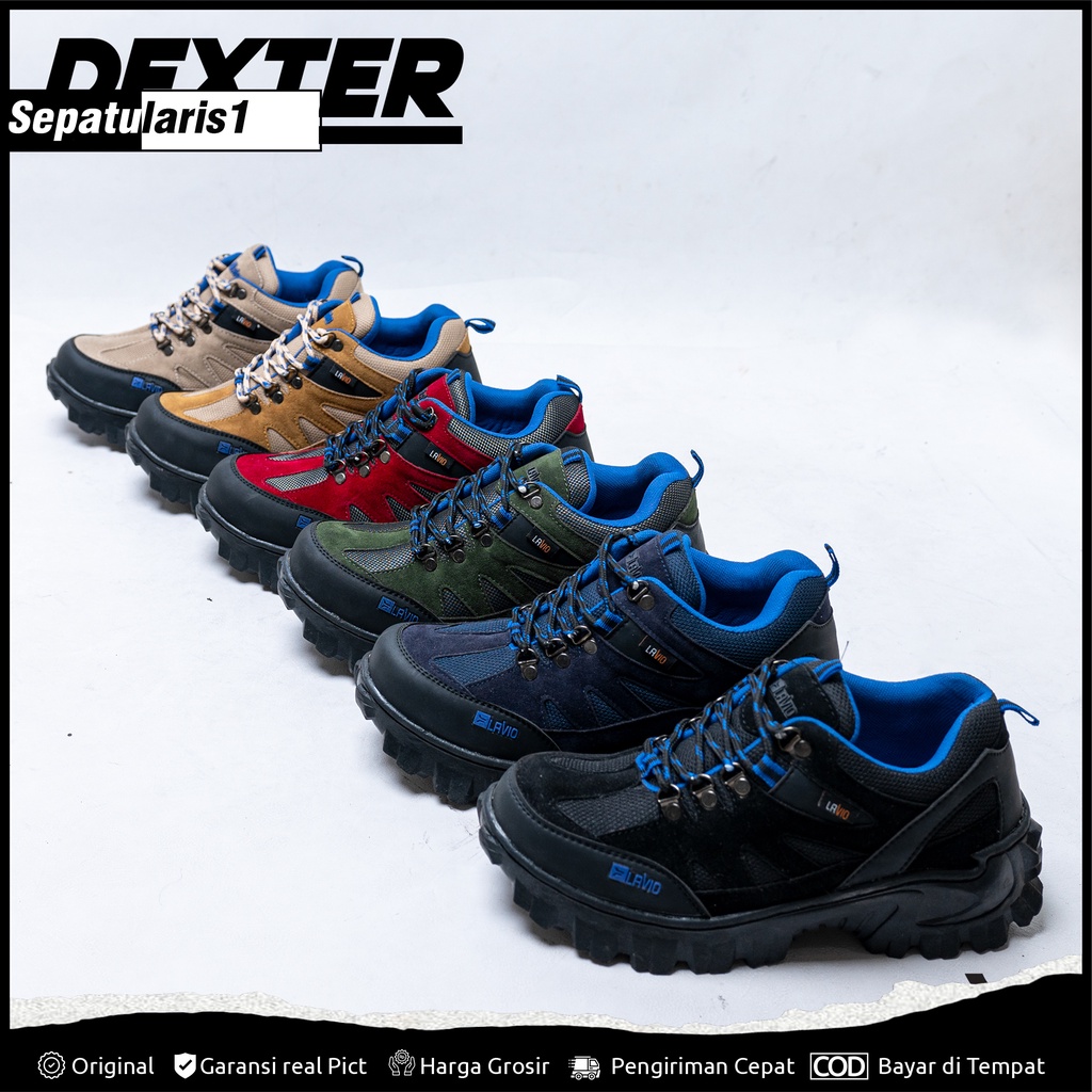 Sepatu Safety Lavio Dexter Ujung Besi Original Grosir Murah