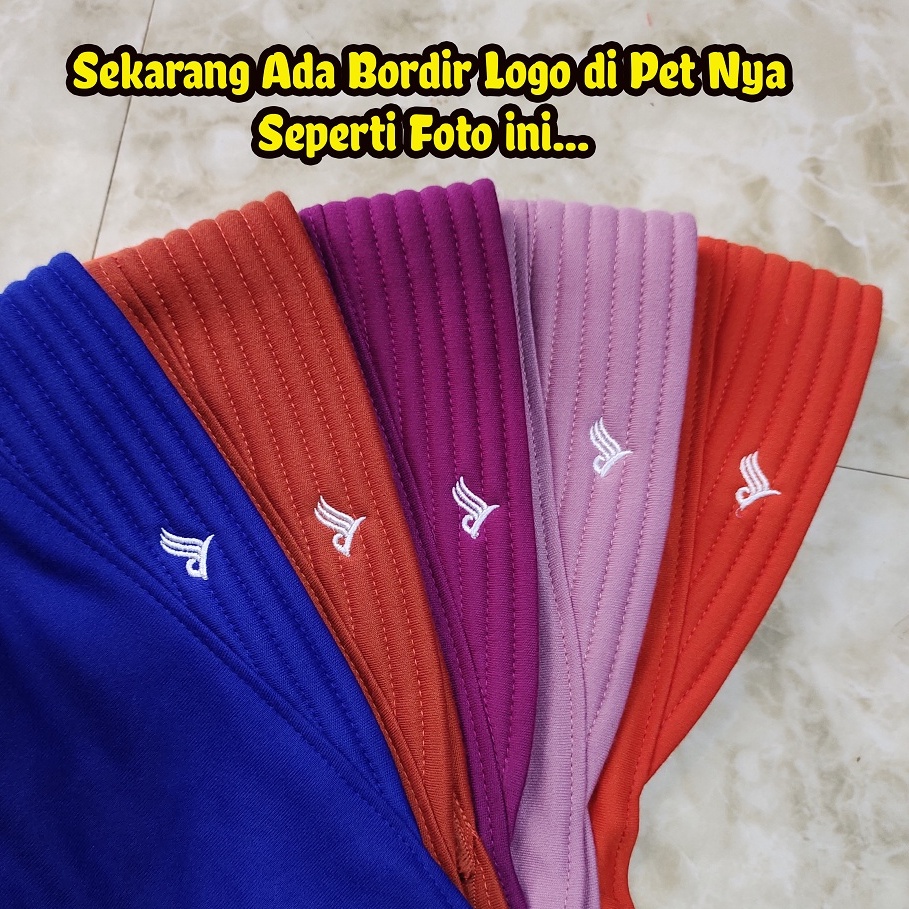 ADWARA HIJAB Jilbab Pet Antem Size M Premium / Jilbab Instan Jahit Tepi Rapi Bahan Tebal dan Adem