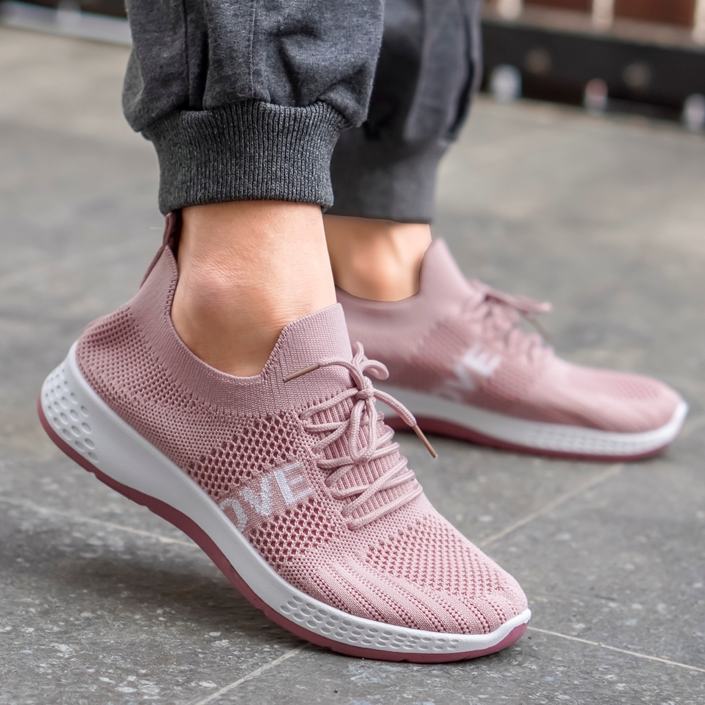 Sepatu Wanita Original DTM4 Style Terbaru Asli Import Sepatu Olahraga Jogging Gym Jalan jalan santai Senam Lari Sport-4