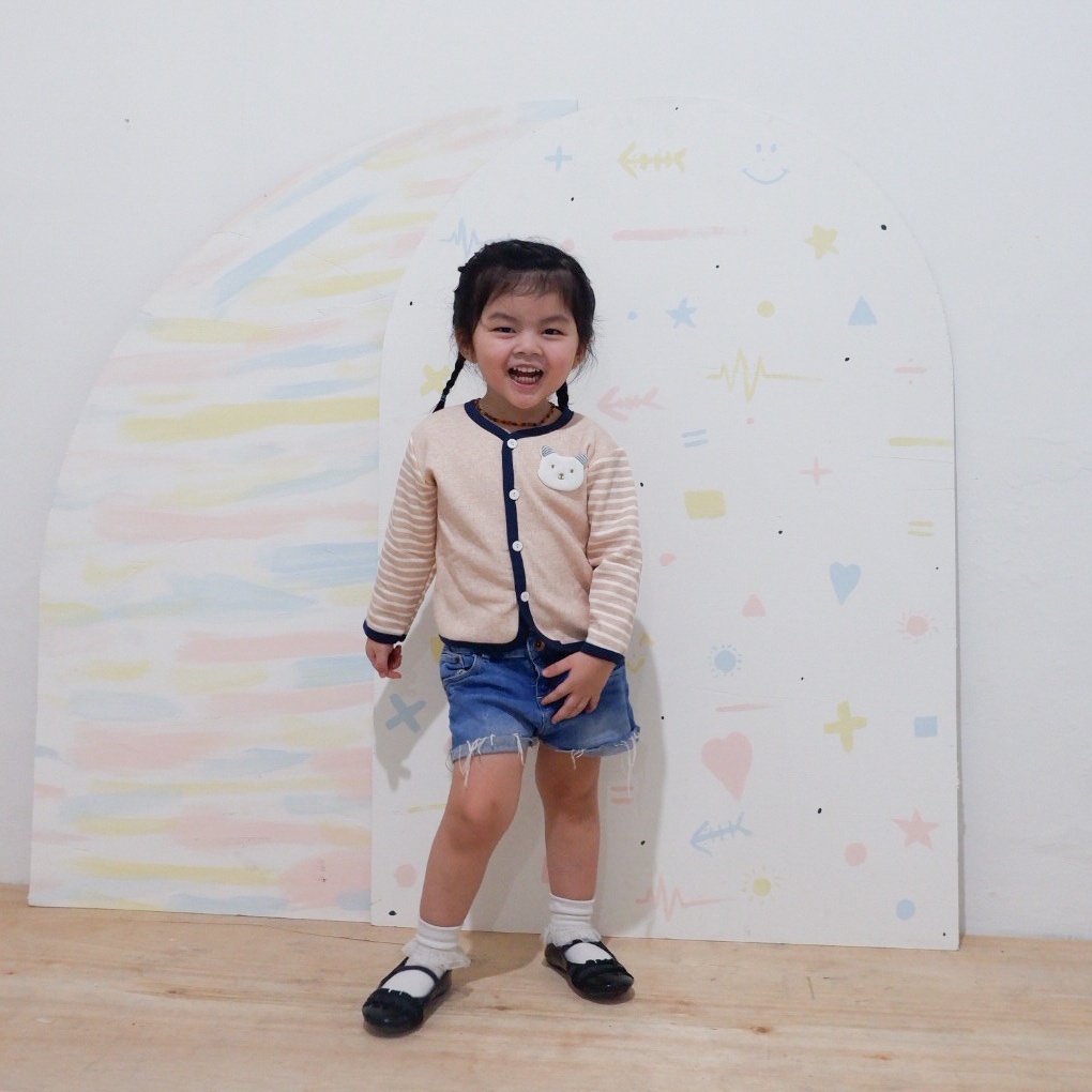 BAJU PAKAIAN JAKET CARDIGAN KARDIGAN SWEATER ATASAN LUARAN KOREAN IMPORT LENGAN PANJANG ANAK BAYI LAKI PEREMPUAN CEWEK COWOK 1-5 TAHUN BISA COD KANCING HIDUP HIGH QUALITY MURAH