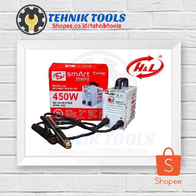 Mesin Las 120a 450w H&L Smart Travo Las 450w Trafo Las 450w Mesin Las Inverter 450w Mesin Las mma450