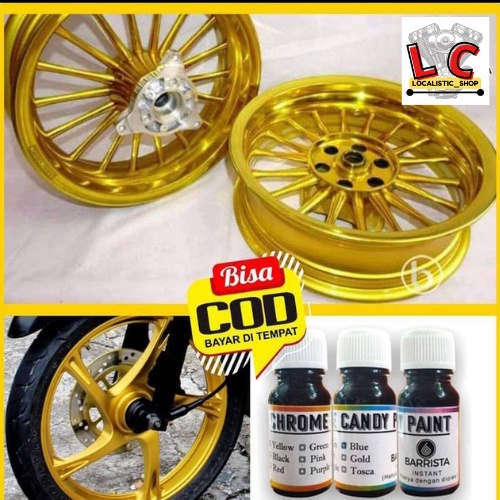 

Cat Logam Pewarna logam Permanen instan Candy Chrome instant Cat Oles paling laris