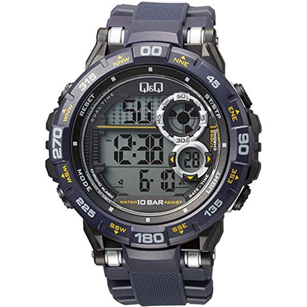 Jam Tangan Pria Casual Sporty Rubber Digital Original Q&amp;Q QnQ QQ M174 M174J Series