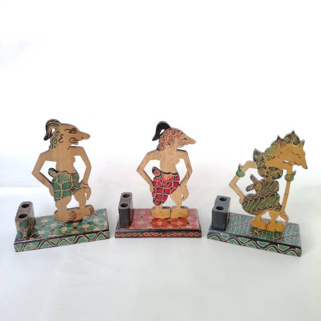 

Tempat Pensil Pulpen Bolpen Wayang - Kayu Batik