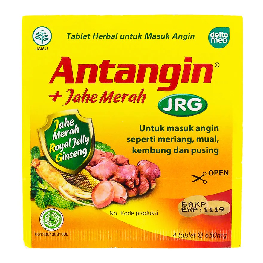 Antangin JRG + Jahe Merah 4 Tablet