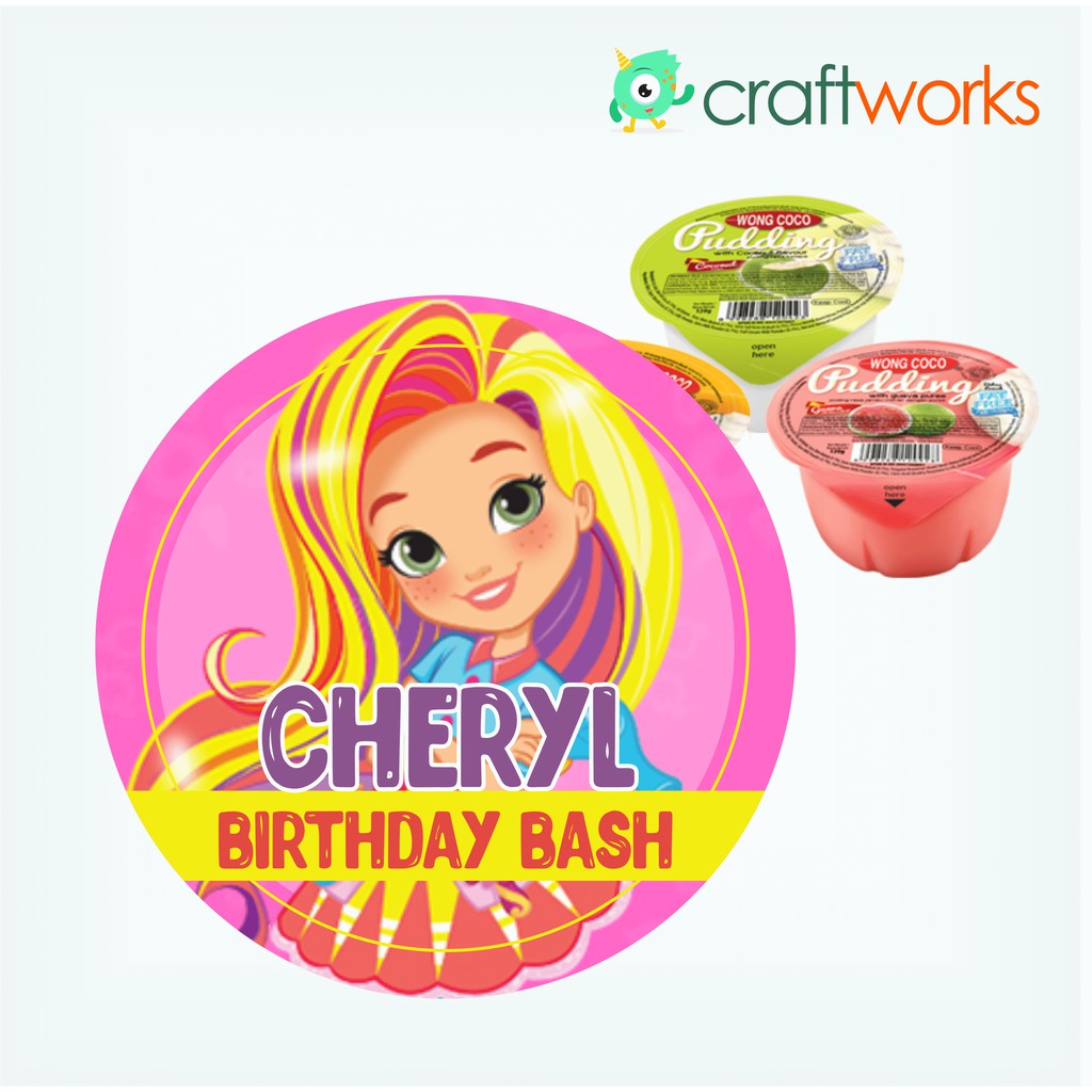 

LABEL STICKER PUDDING - CUSTOM