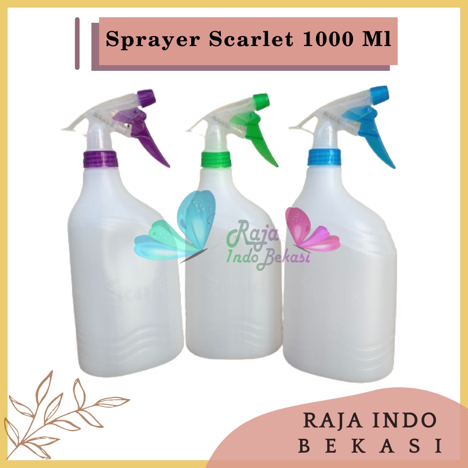 Sprayer Scarlet 1000 Ml 1 Liter Sprayer Semprotan Air Disinfektan Tanaman Burung Sprayer Semprotan Serbaguna Elektrik Manual Swan Gun - Hand Sprayer 1 Liter Semprotan Air Jetspray Tanaman Spray Serbaguna 1000 ml AT005