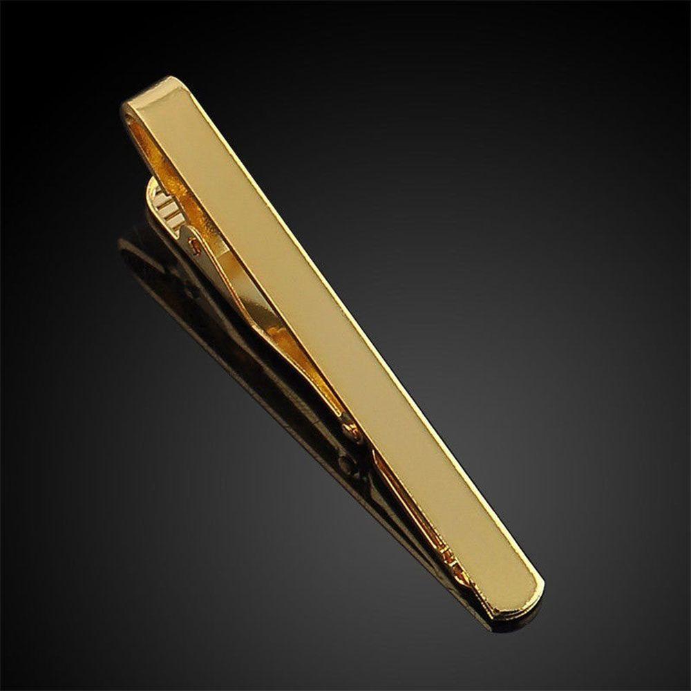 Needway   Metal Tie Clip Pin Fashion New Arrival Perak Emas Kencang Praktis Klip Jas Sederhana