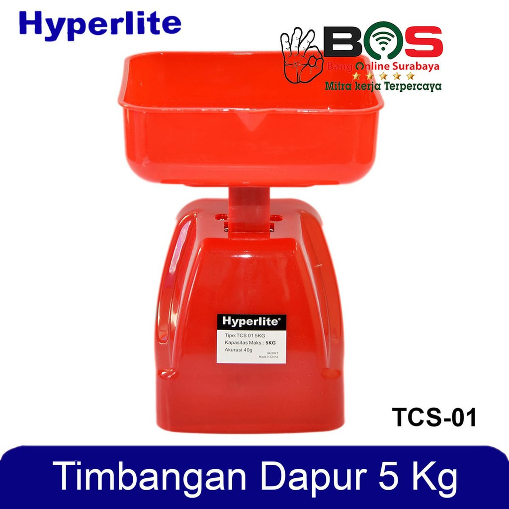 Timbangan Kue Dapur Kitchen Scale Analog Manual 5 KG Hyperlite TSC 01