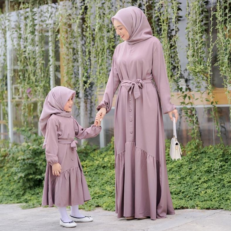 Zafirah Dress / Baju Couple Ibu Dan Anak / Baju Lebaran