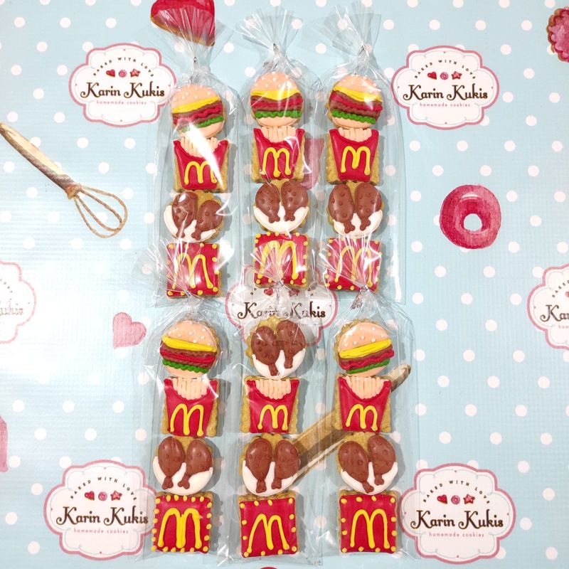 

KUKIS HIAS, KUKIS KARAKTER ISI 4 TEMA FAST FOOD (minimal 10 pcs)