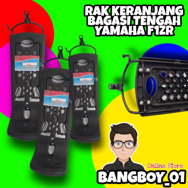 Rak Keranjang Jepret Jepit Bagasi Tangga Tengah Motor Yamaha F1ZR F1Z Fizr Force 1 One Crypton Murah
