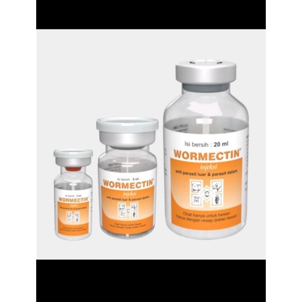 Wormectin 20ml + 2 Spuit 1cc
