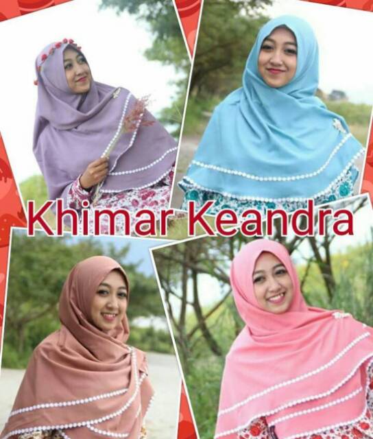 Khimar Renda Double Layer Non Pad