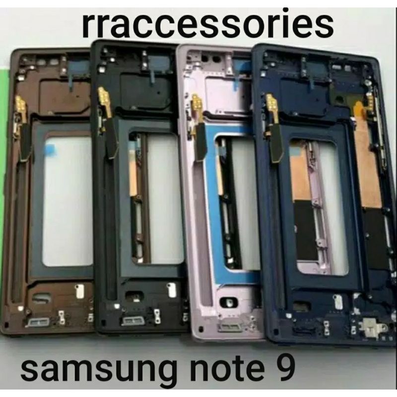 bezel frame lcd samsung note 9