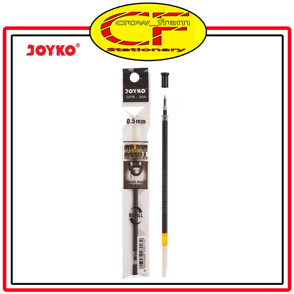 

Refill Isi Pulpen Gel Joyko 0.5mm 1Pack JK-100 JK-100NT