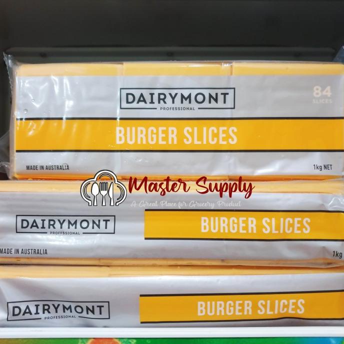 

(BISA COD) DAIRYMONT BURGER SLICE RED 1 KG / DAIRYMONT CHEDDAR / GRAB GOJEK ONLY TERLENGKAP Kode 687
