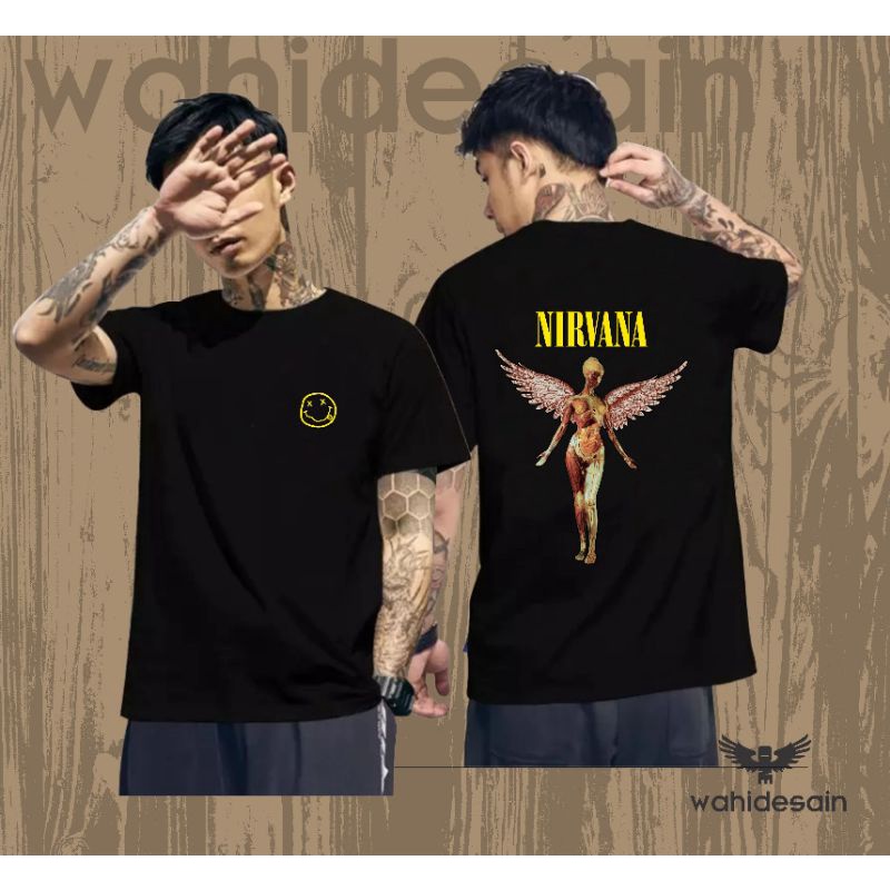 KAOS NIRVANA T-SHIRT NIRVANA BAND