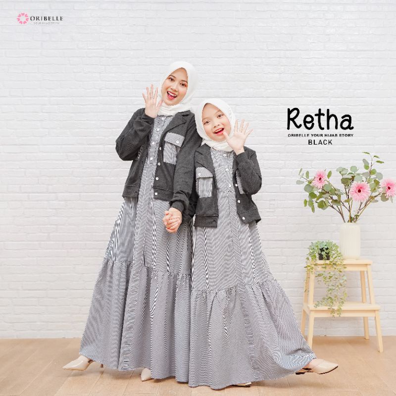 GAMIS ONE SET CARDIGAN &amp; DRESS © RETHA ORIBELLE