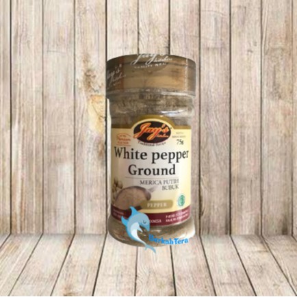 

JAY'S WHITE PEPPER GROUND 75gr / Merica Putih Bubuk jays / jays Lada Bubuk
