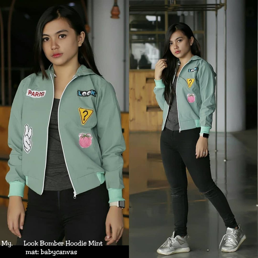 MVP - Look Paris - Hoodie Bomber Wanita