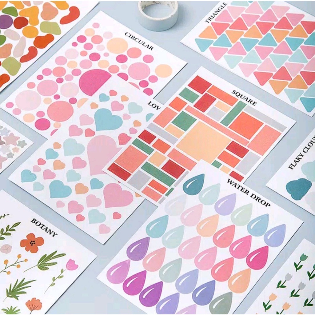 

Aesthetic Sticker Sheet Cutting Stiker Aestetik Lembaran