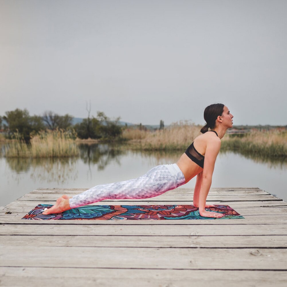 Karpet Matras Pilates Yoga Mat Anti skid Matras Yoga Pilates Anti-Slip 5mm 4mm Busa Nyaman
