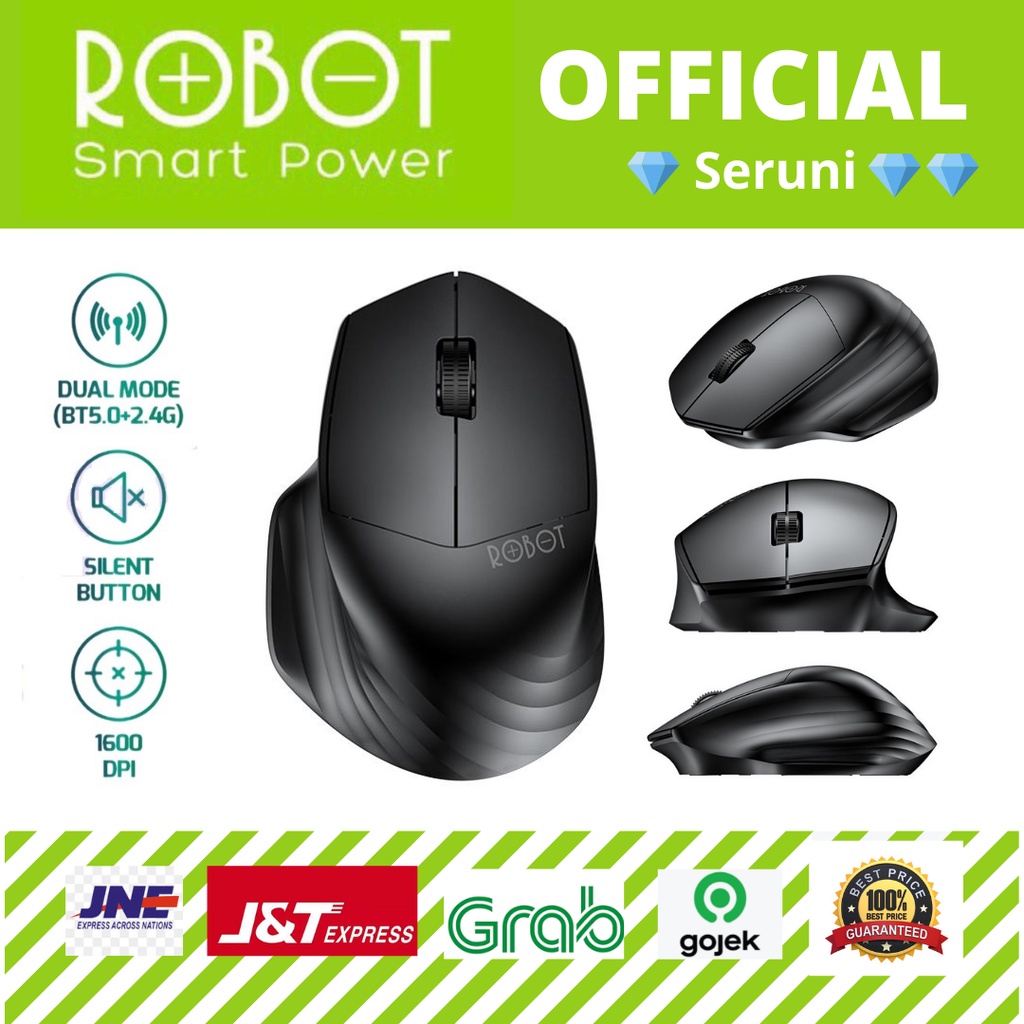 Jual Seruni Mouse Robot M Bluetooth Wireless G Multi Mode