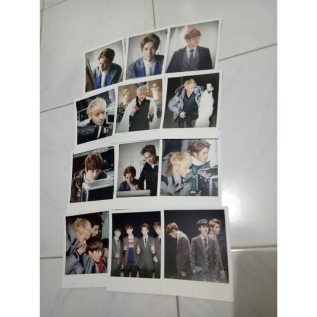 EXO Miracle in December Official Polaroid foto