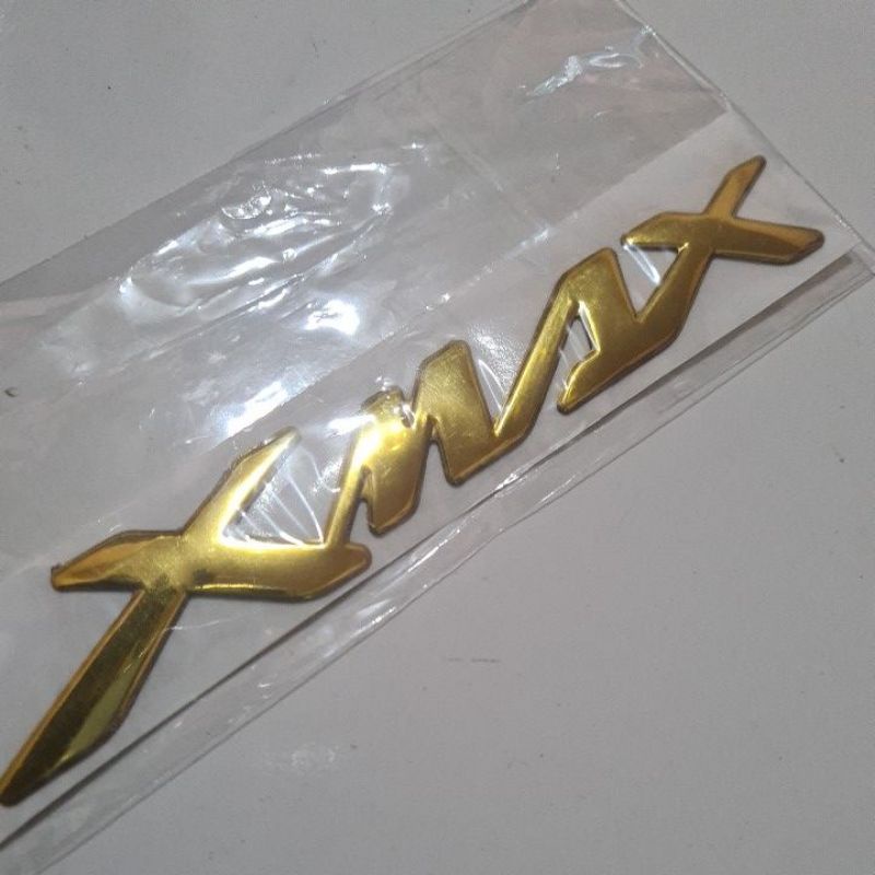 emblem xmax timbul  Kanan kiri