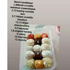 

Mochi isi 15 mochi.